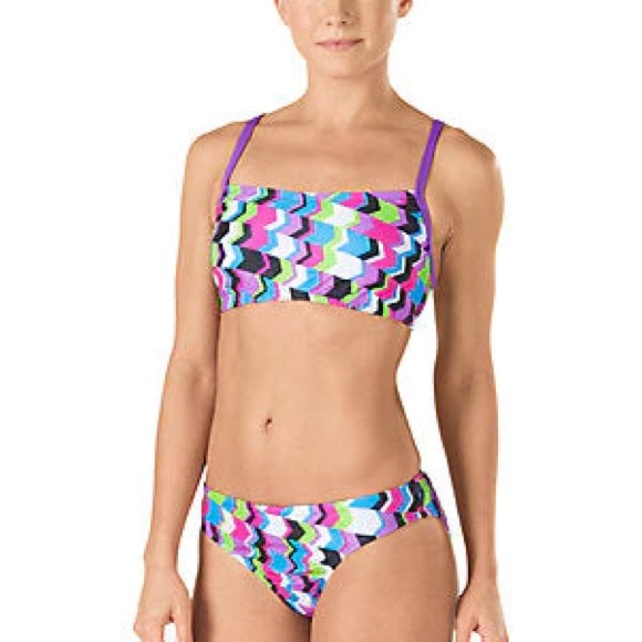 Speedo Geo Playtime 2 PC Electric Purple NEW with tags - Picture 4 of 4